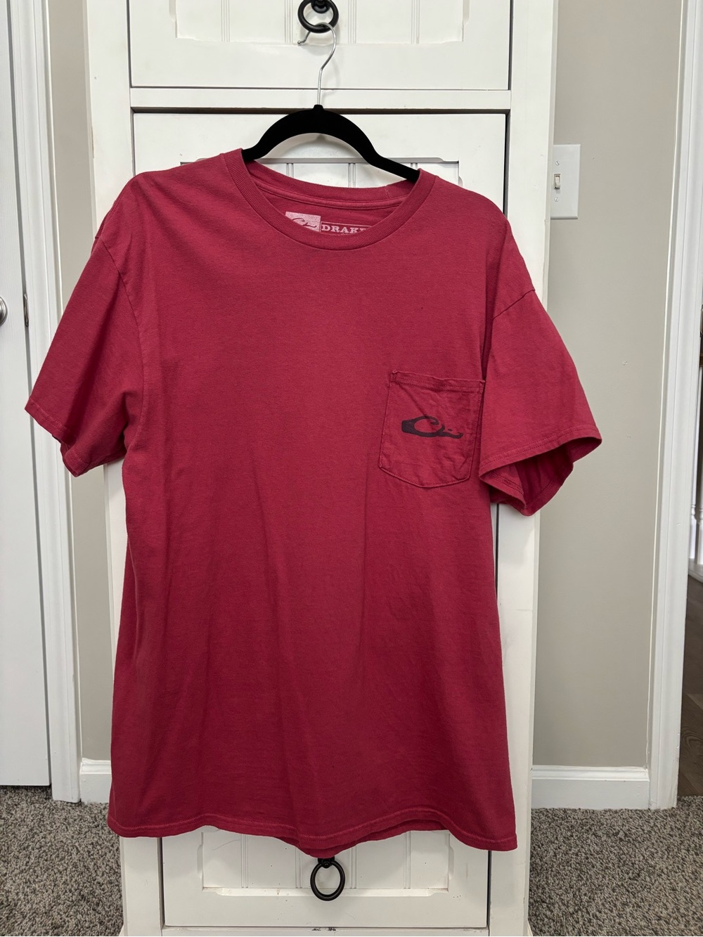 Drake Waterfowl Men’s Pocket T-Shirt - Red